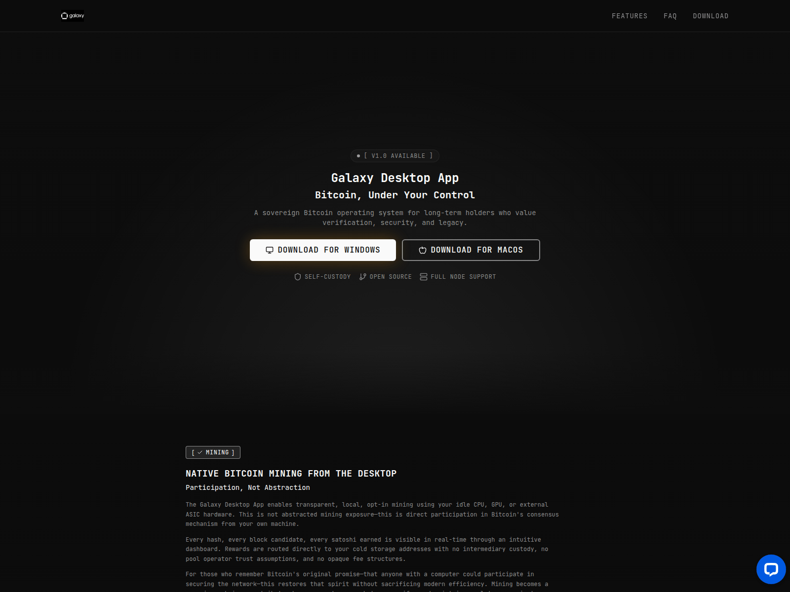 Screenshot of galaxydesktop.live