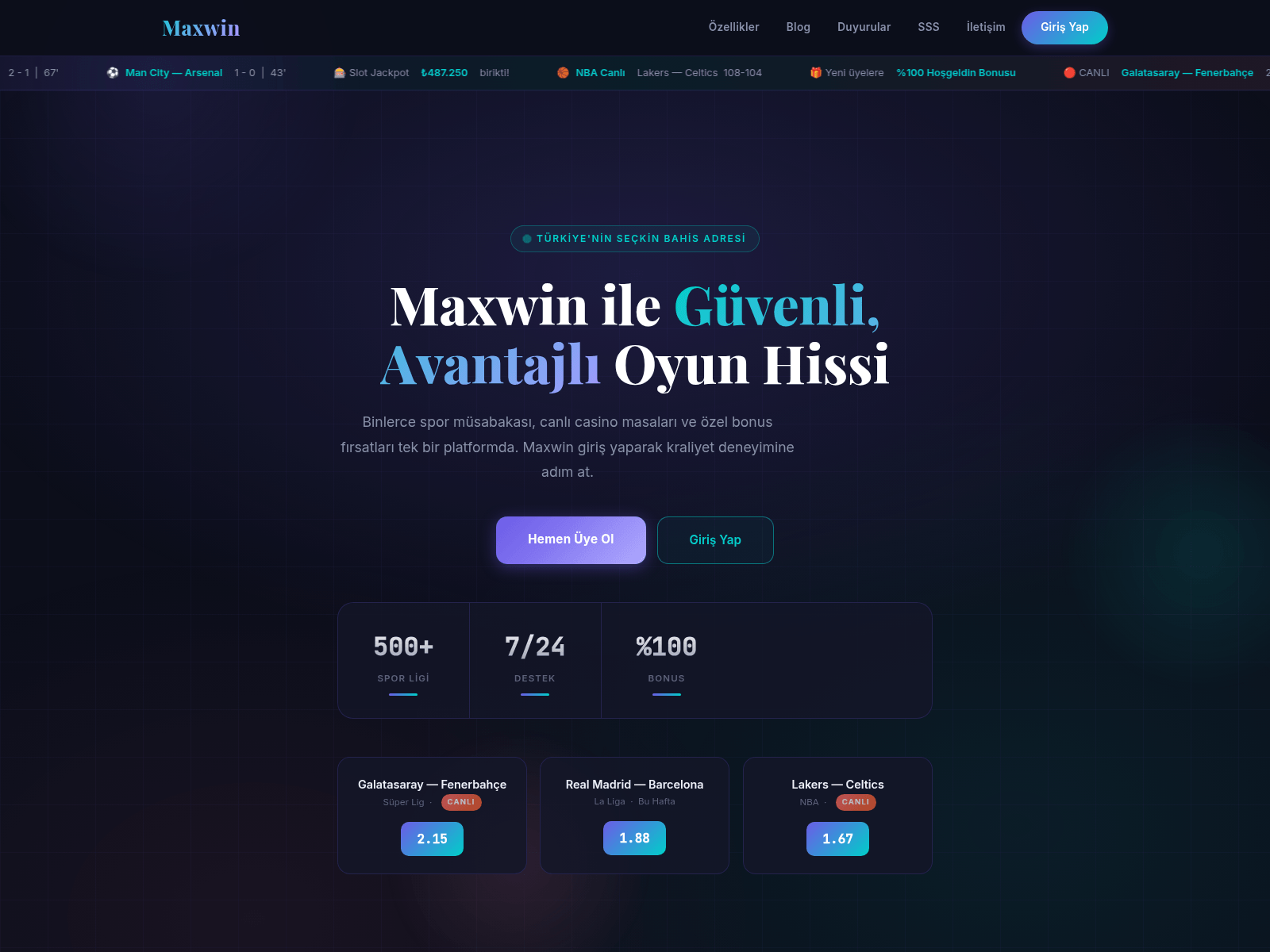 Screenshot of maxwin-erisirmhizli.com