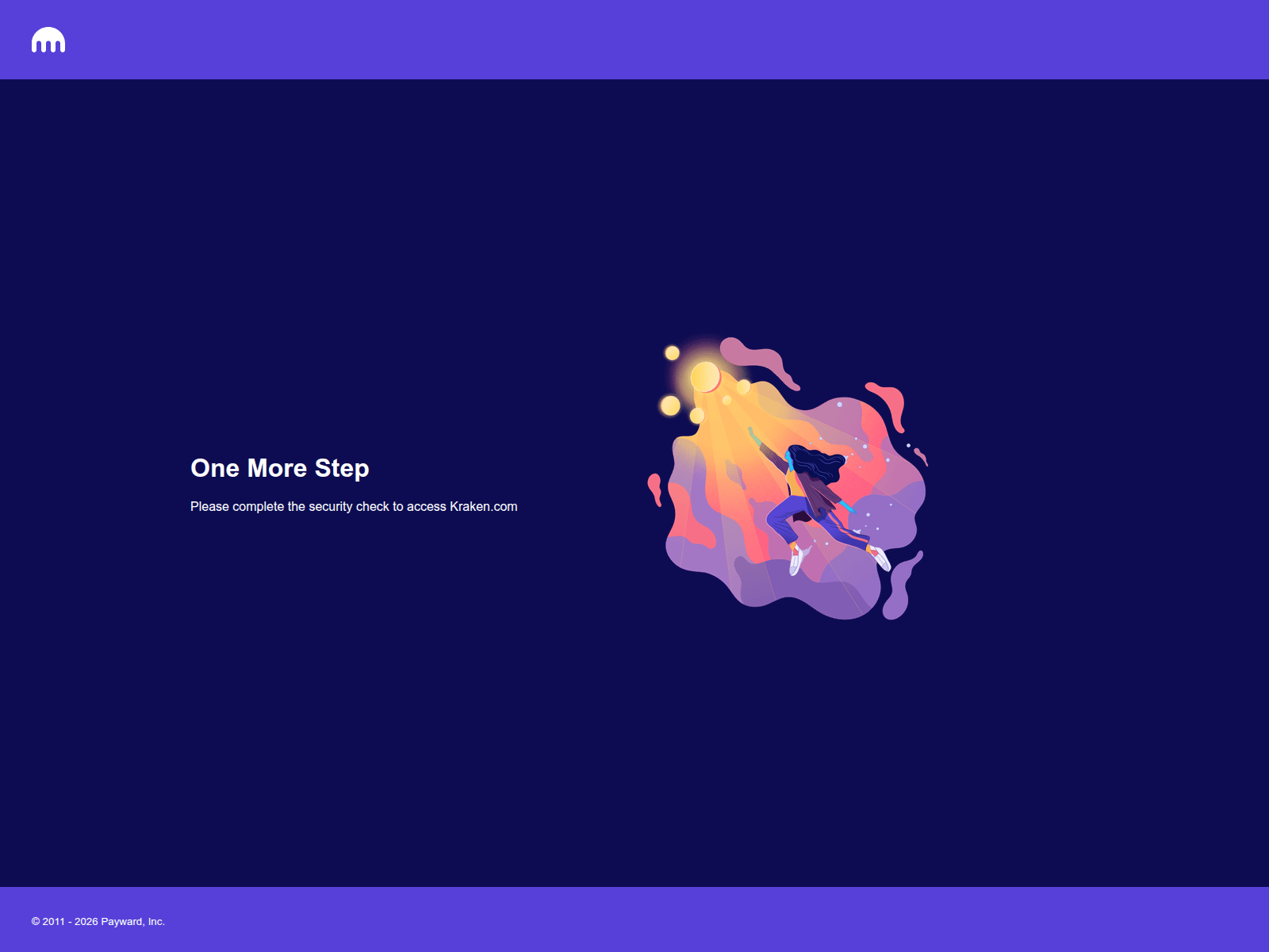Screenshot of myaccount-kraken.com