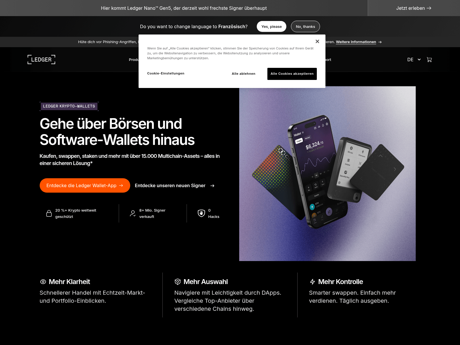 Screenshot of reset-ledgerlive.com