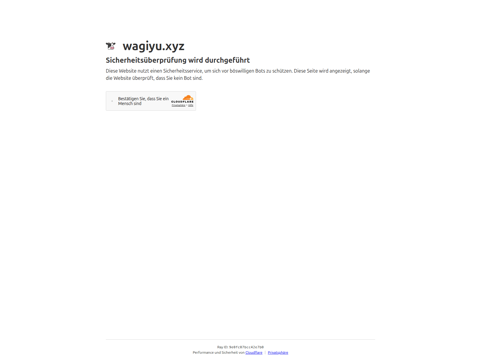 Screenshot of wagiyu.xyz