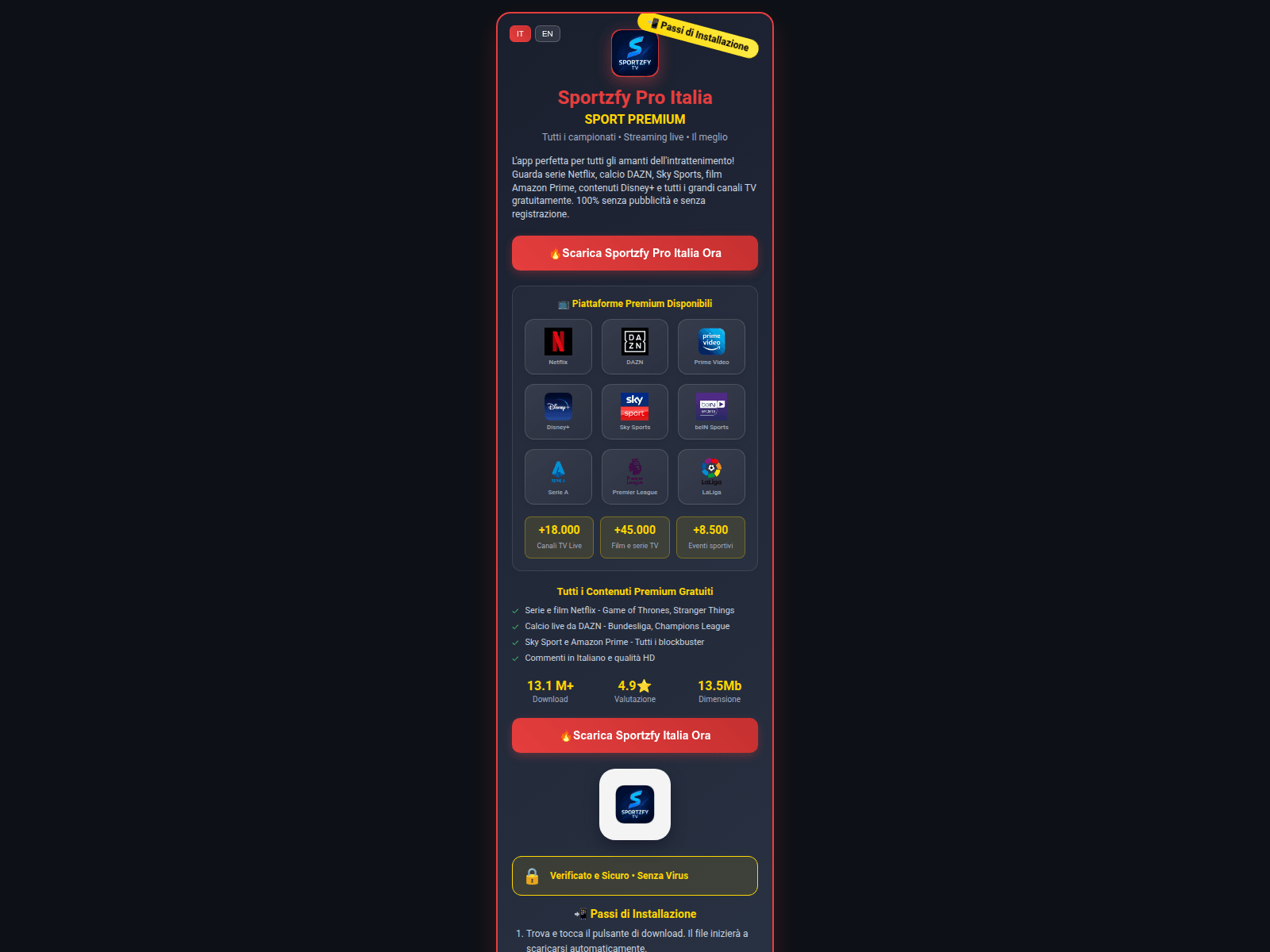 Screenshot of sportzfy-pro.live