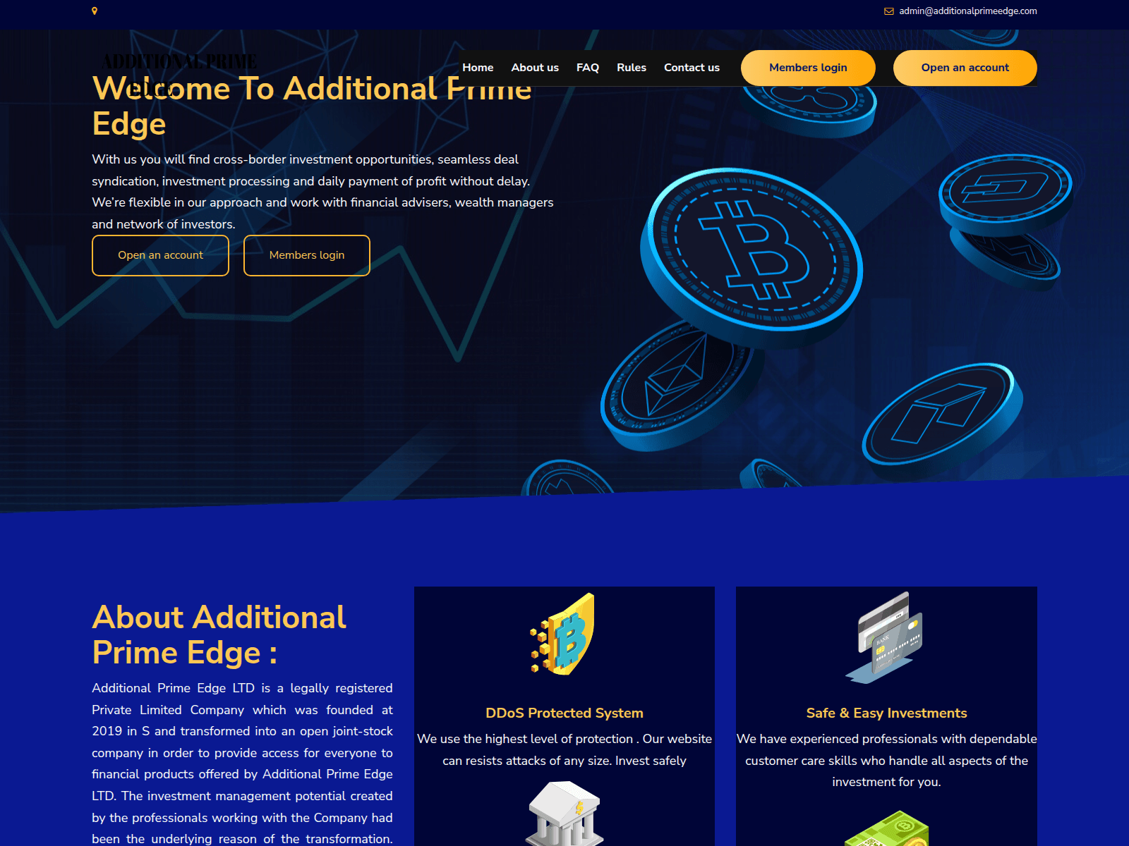 Screenshot of additionalprimeedge.com