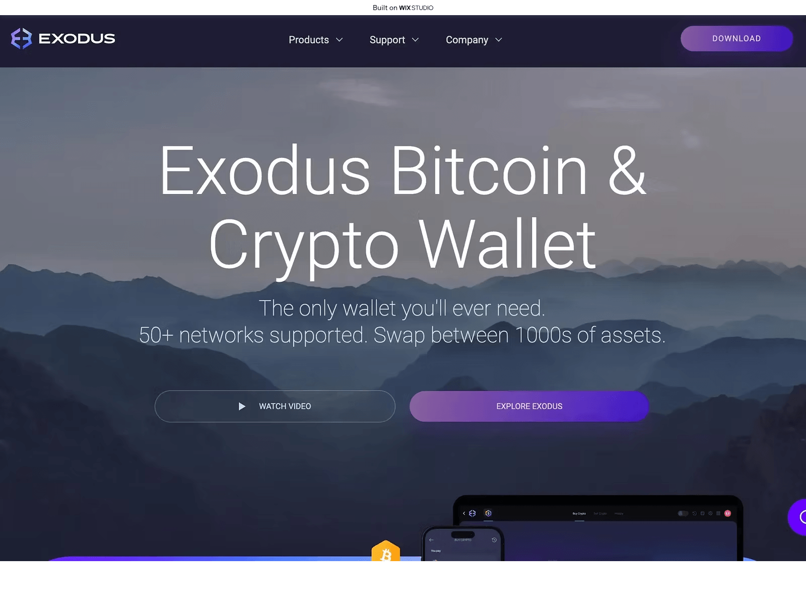 Screenshot of en-exdus.wixstudio.com
