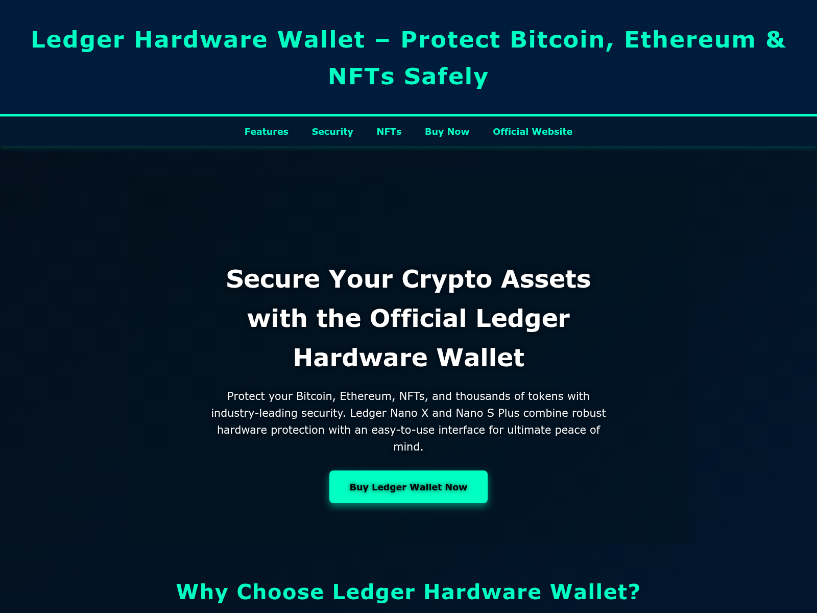 Screenshot of net-ldgr-wallet-live.pages.dev