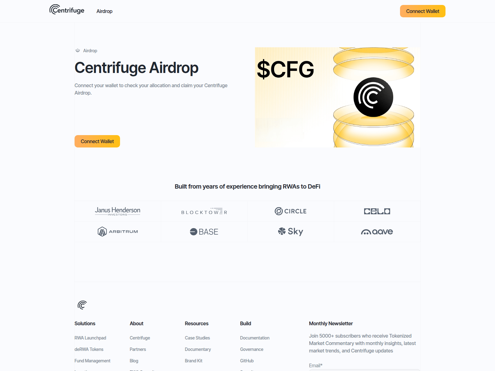 Screenshot of claim-centrifuge.live