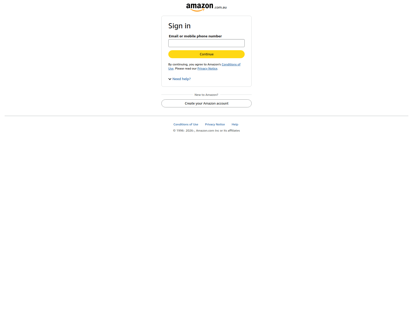 Screenshot of amazonwebservices.security-unauthorised-request.com