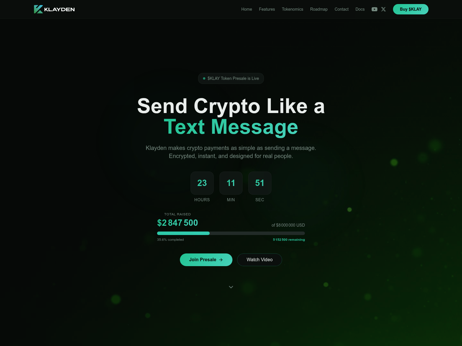 Screenshot of klayden.io