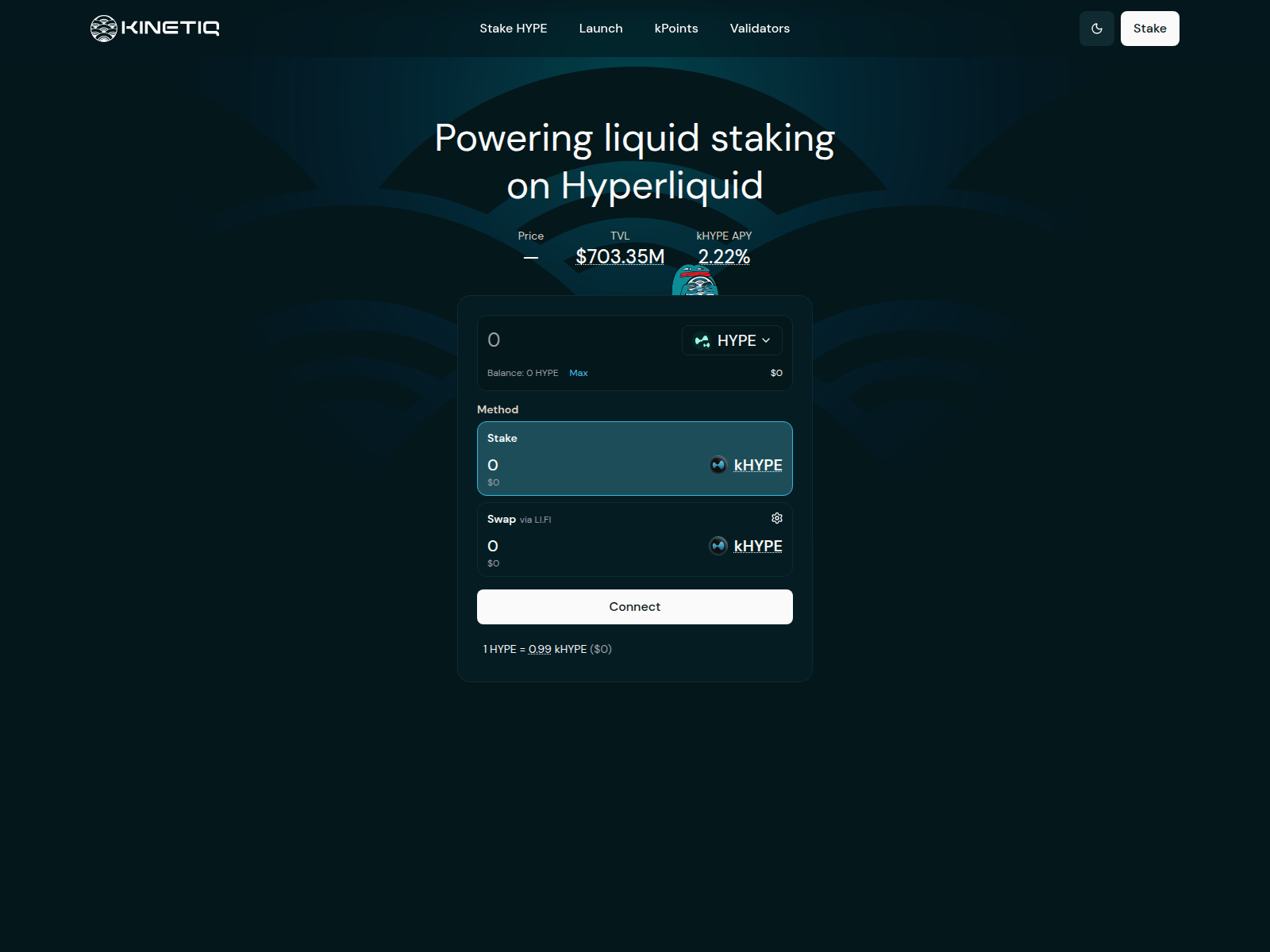 Screenshot of kinietiq.co