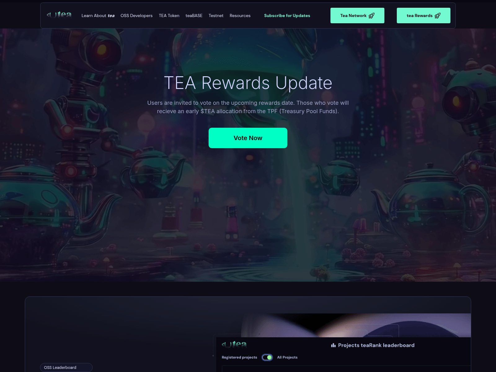 Screenshot of vote-teaprotocol.pages.dev
