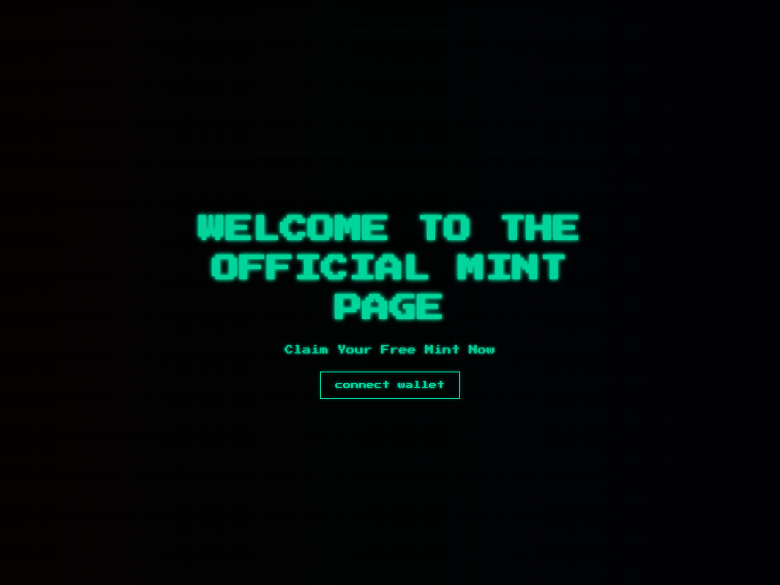 Screenshot of mint-cuboids.xyz