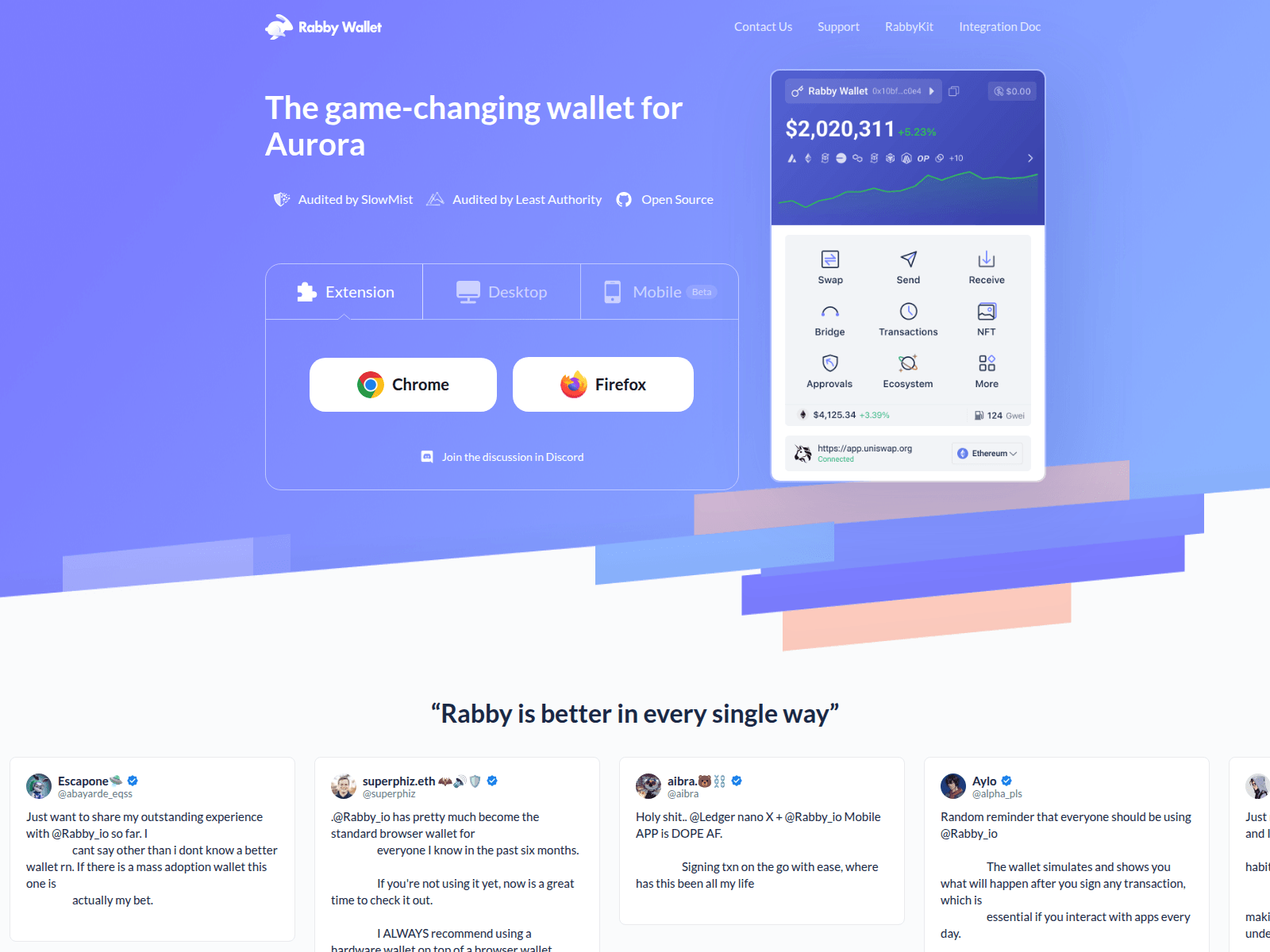Screenshot of extension-rabby.com