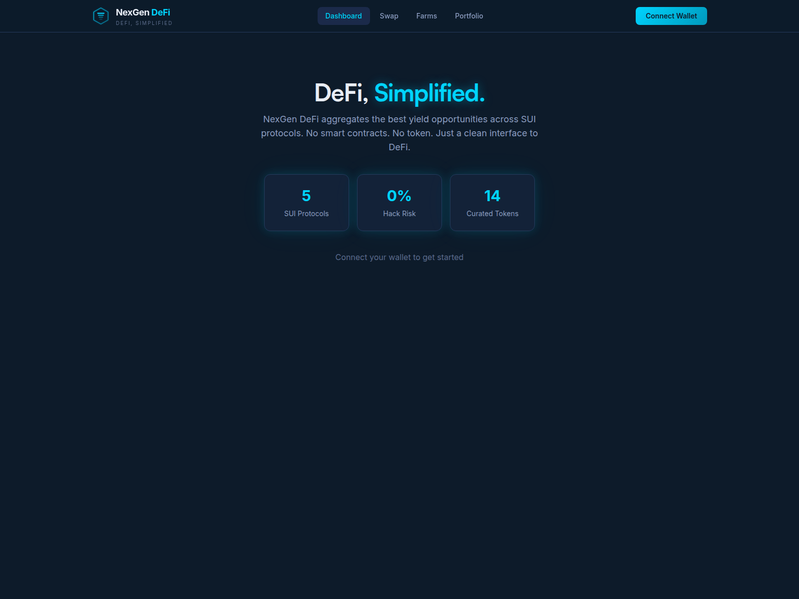 Screenshot of nexgendefi.com