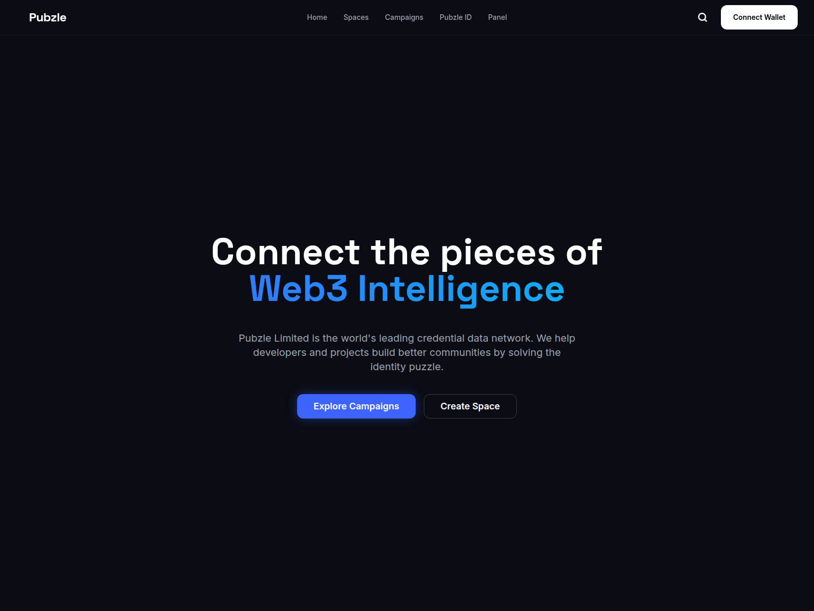 Screenshot of pubzle.io