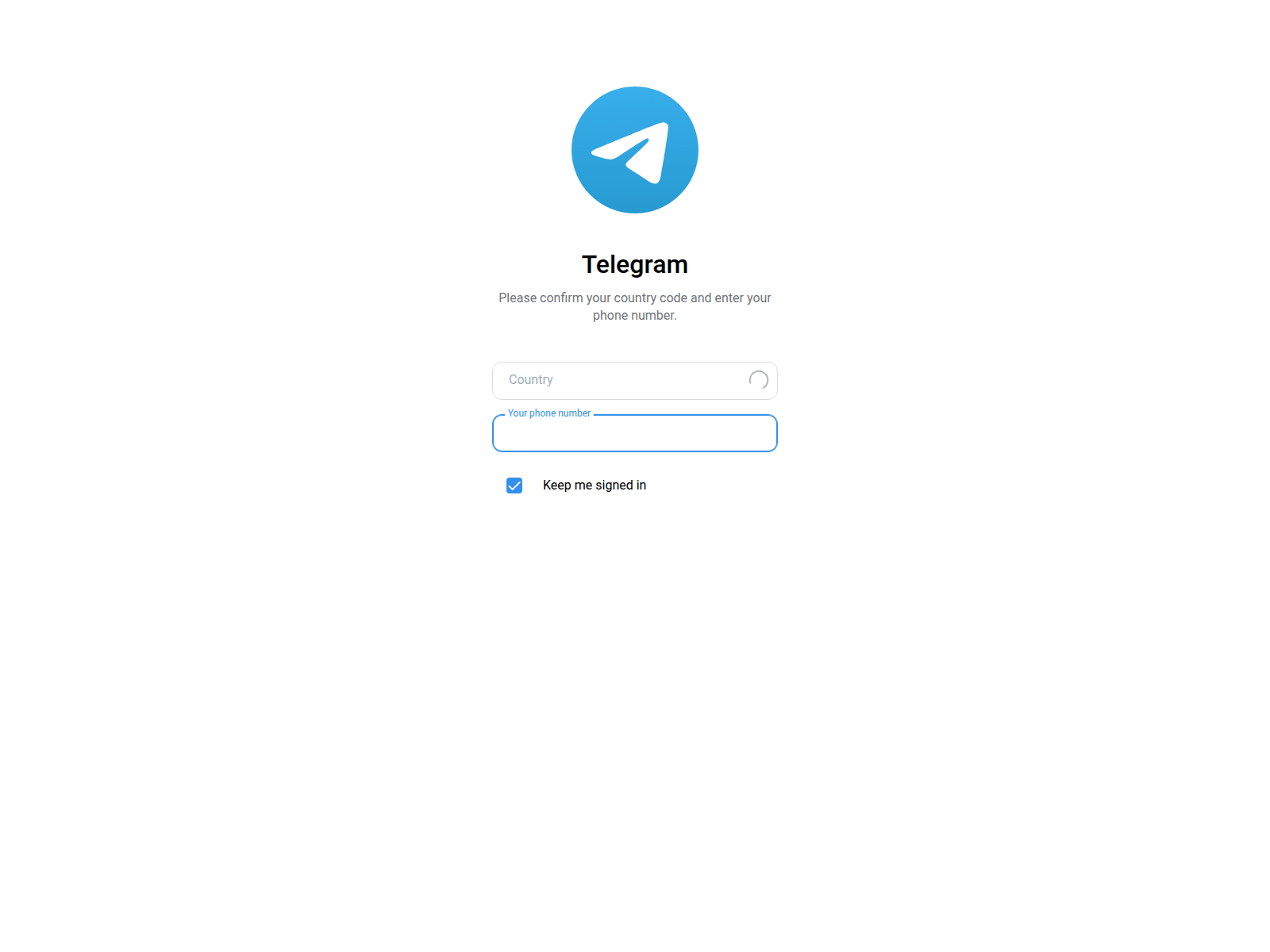 Screenshot of telegram.autentifikator.ru