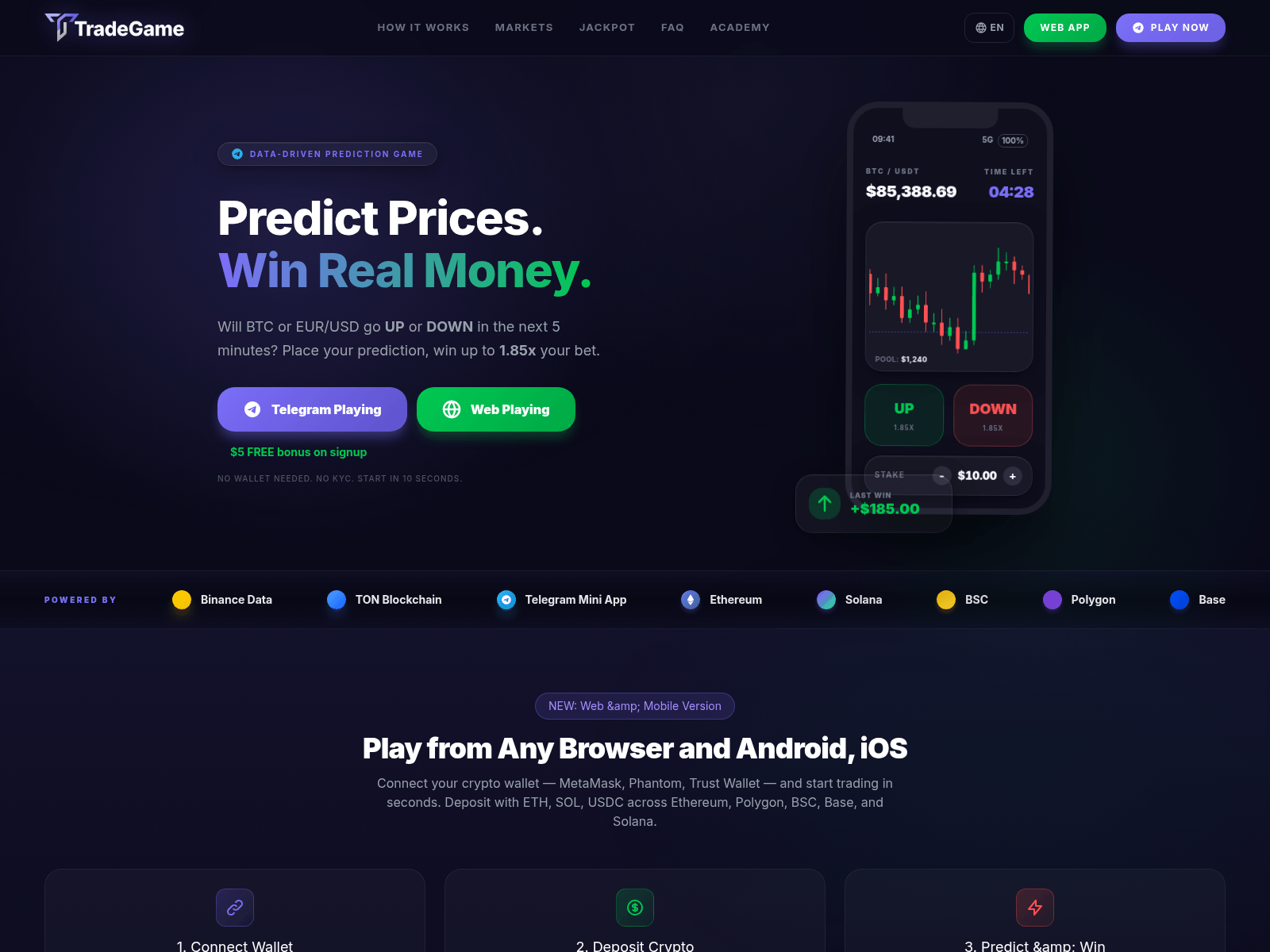 Screenshot of imillionaire.show
