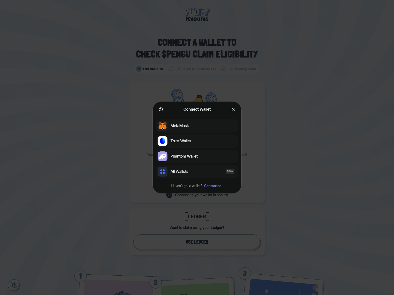 Screenshot of pudgy-claim.app