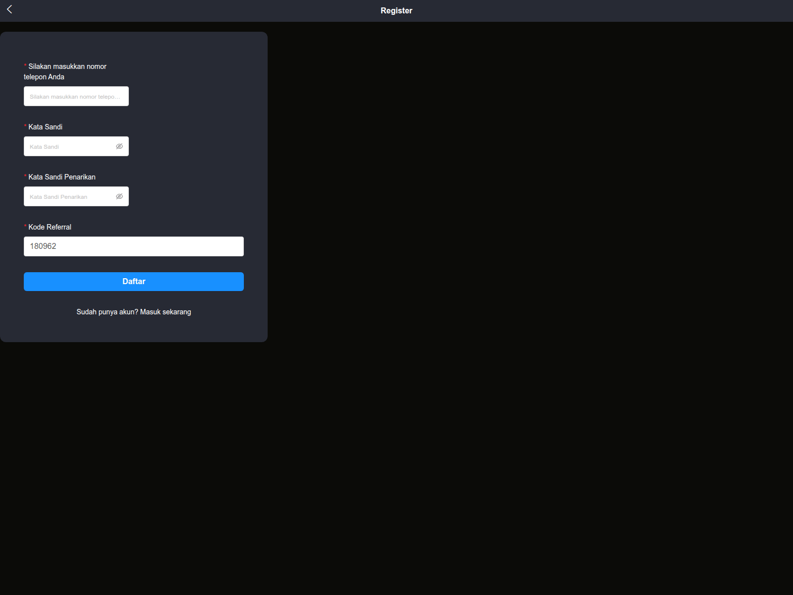 Screenshot of www.amweqe.help