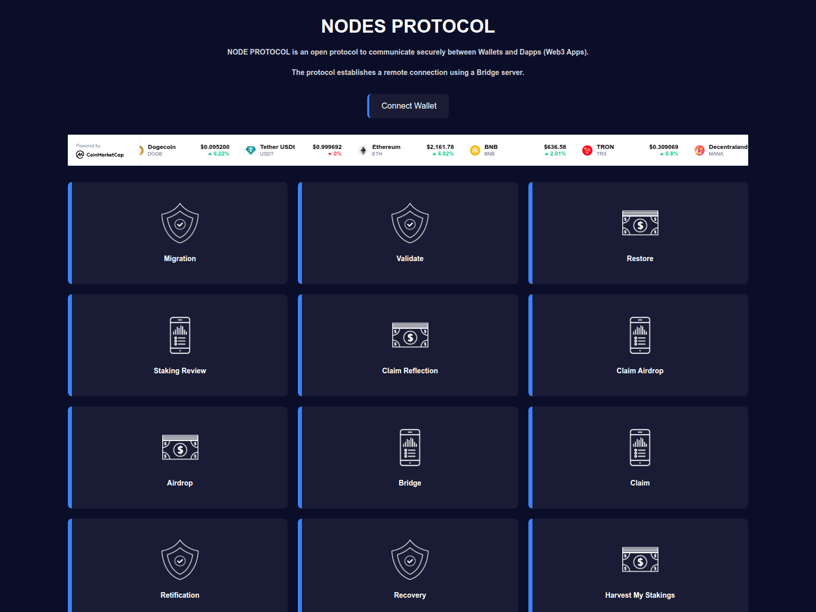 Screenshot of recticess.pages.dev