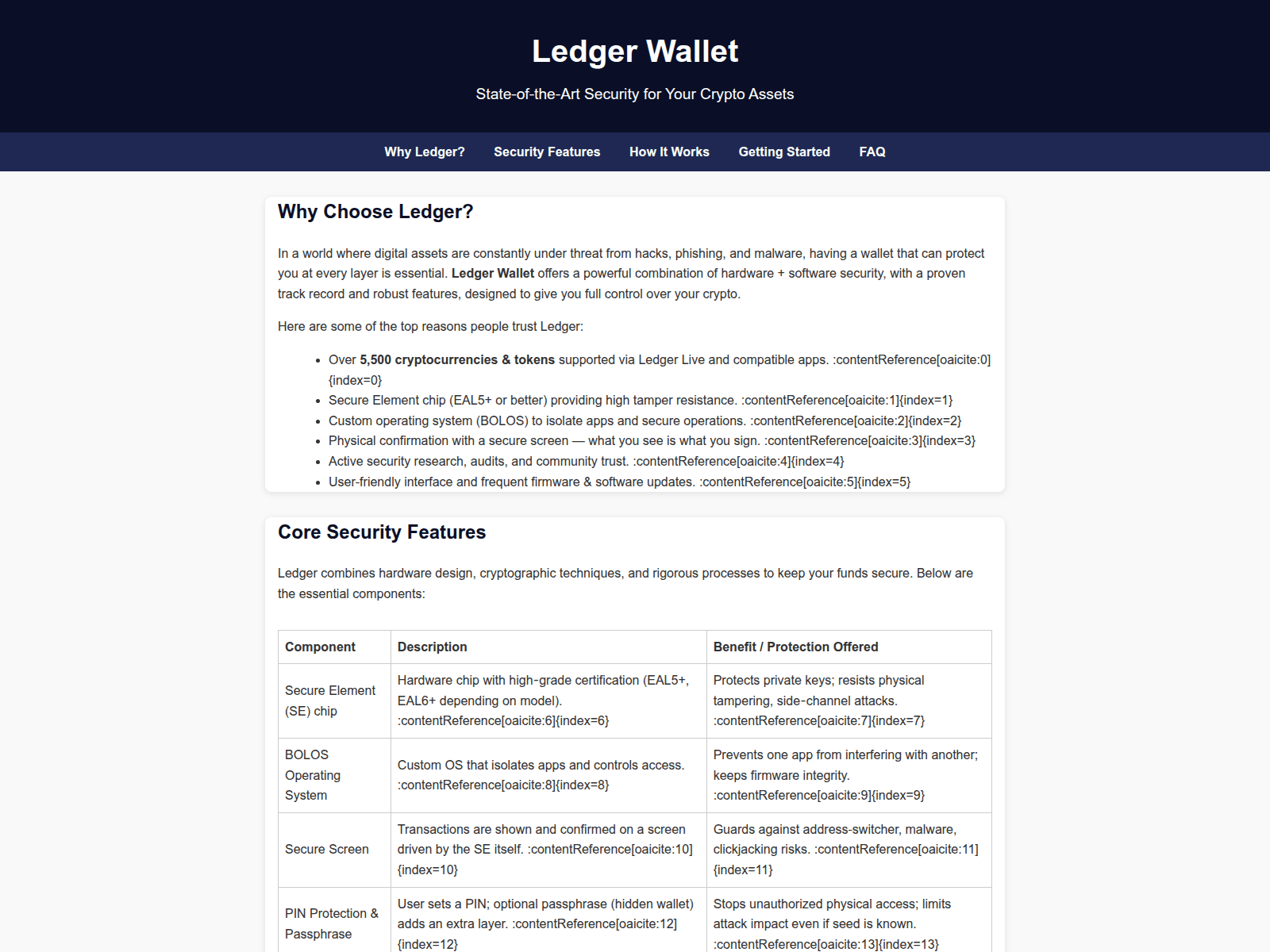 Screenshot of web-ldger-walet.pages.dev
