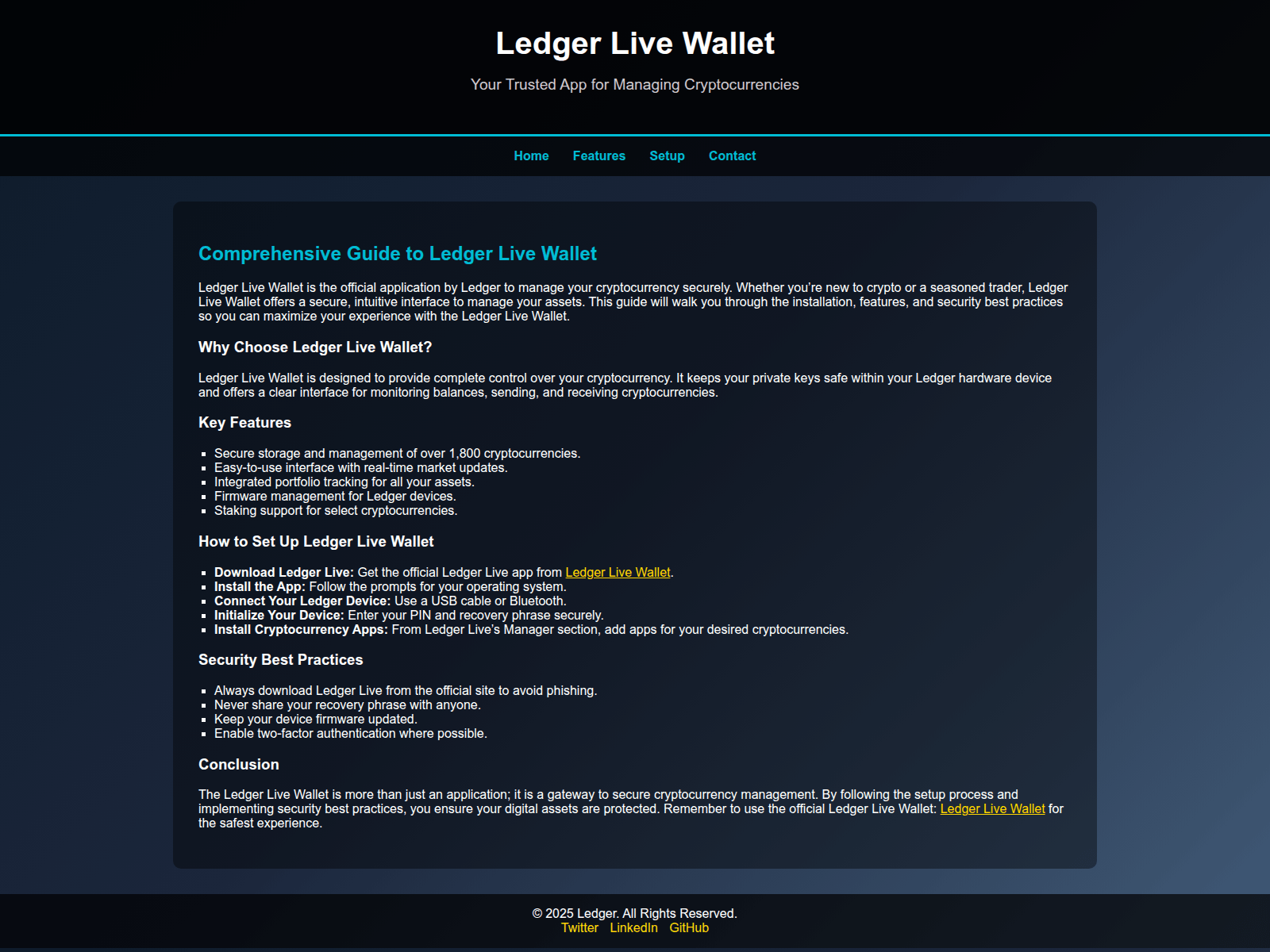 Screenshot of ledger-livee-walet.pages.dev