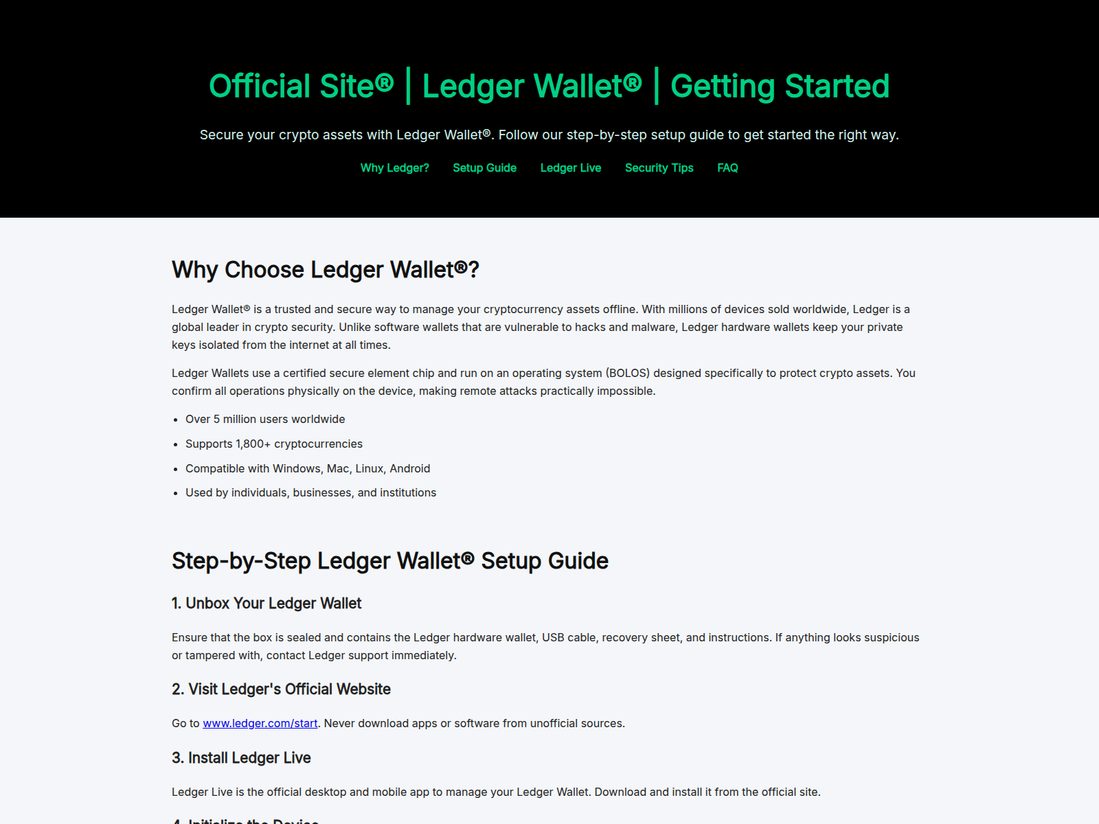 Screenshot of get-ledgr-wllet.pages.dev