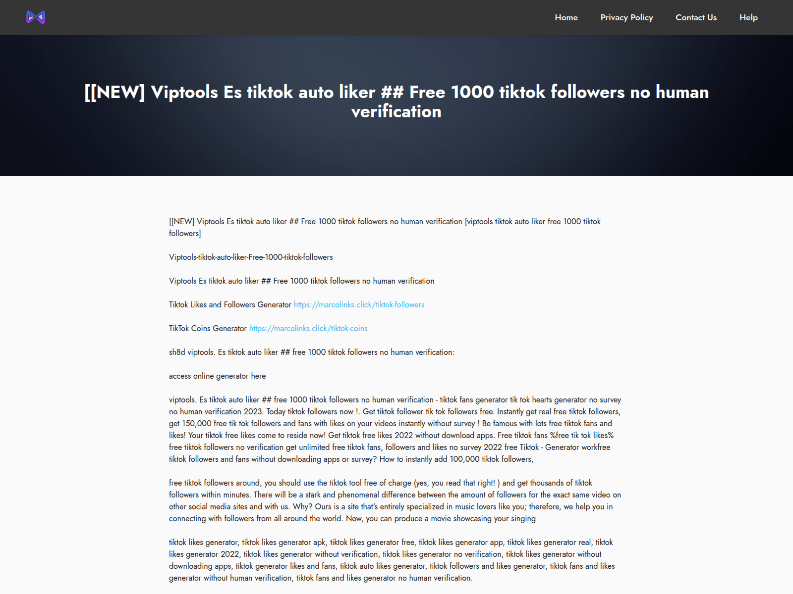 Screenshot of viptools-es.pages.dev