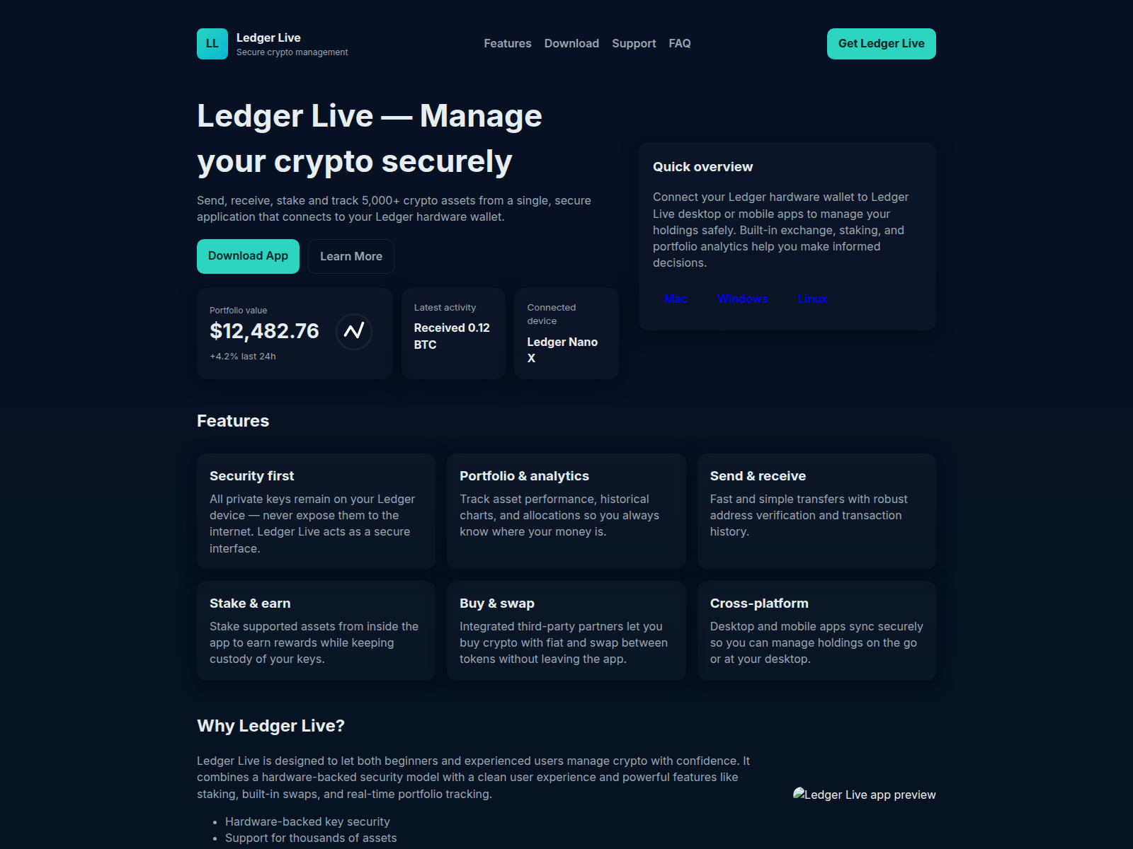 Screenshot of ldger-live-en-us.pages.dev
