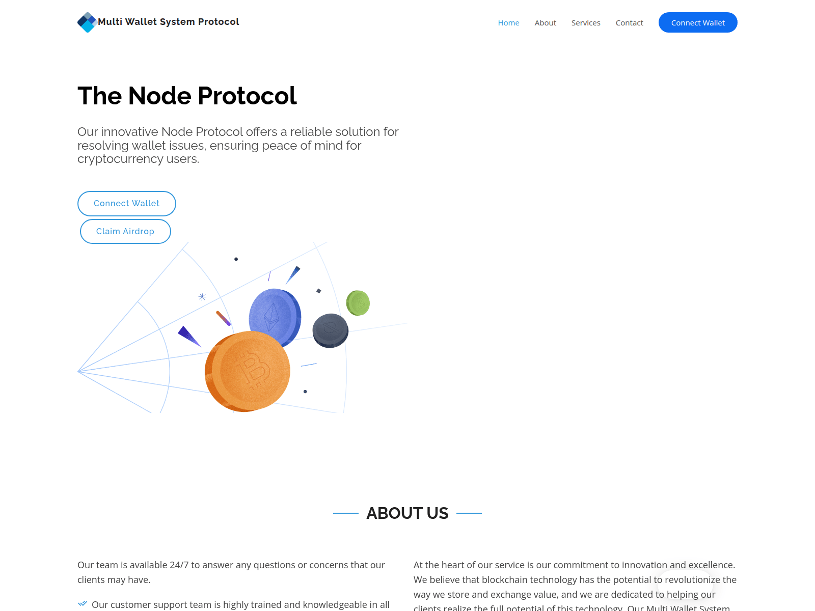 Screenshot of swift-multiwallet.pages.dev