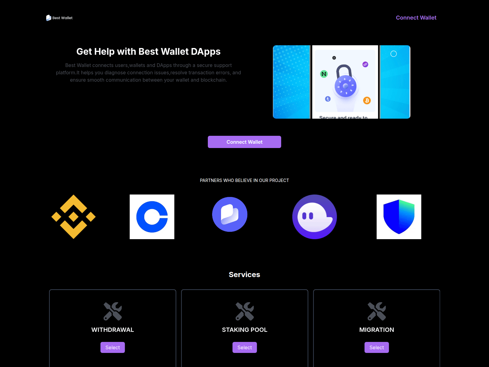 Screenshot of bestwalletokenfix.pages.dev
