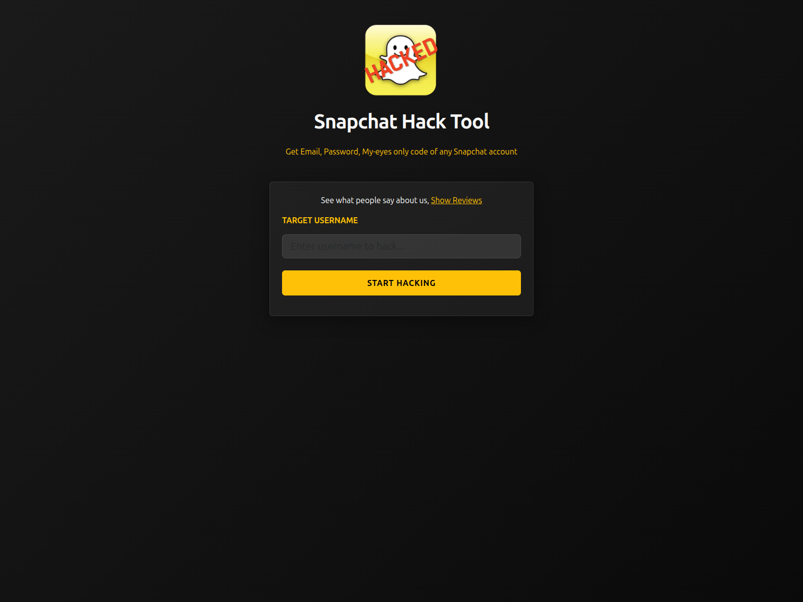 Screenshot of snapchackx.pages.dev