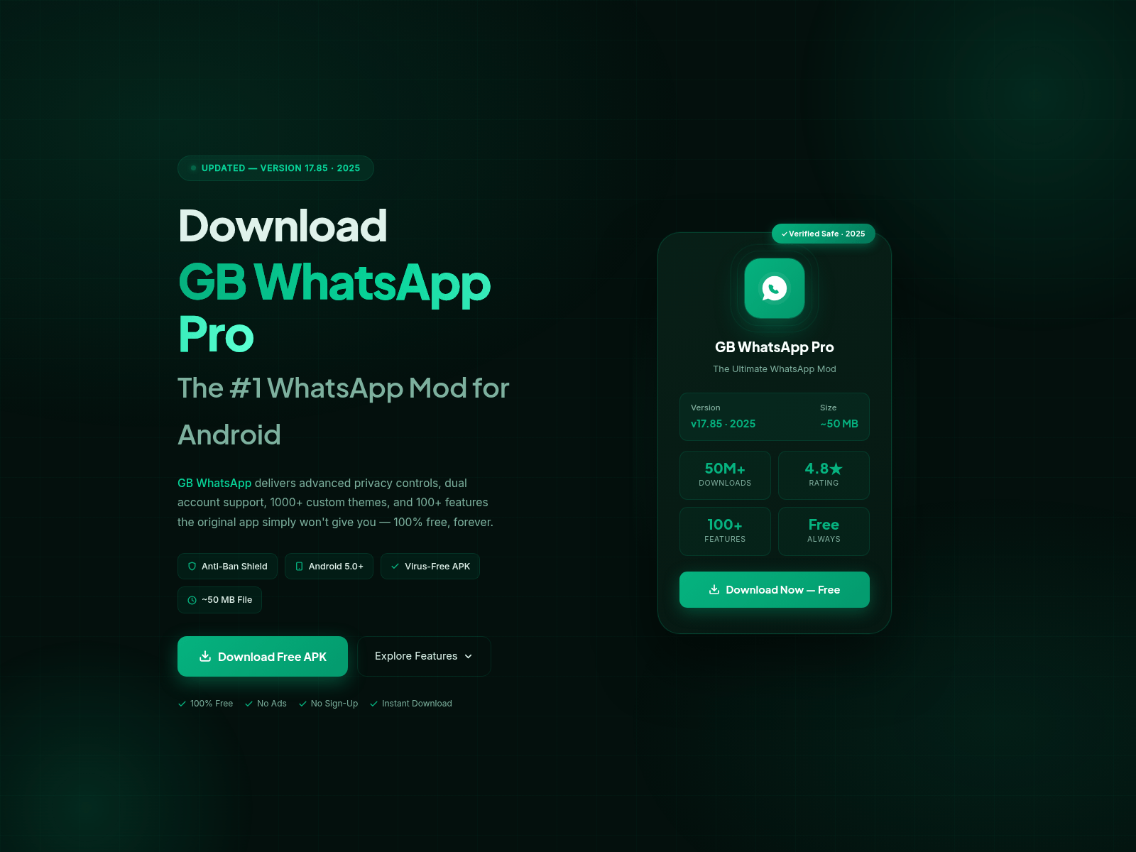Screenshot of gbwhatsapp-pro.pages.dev
