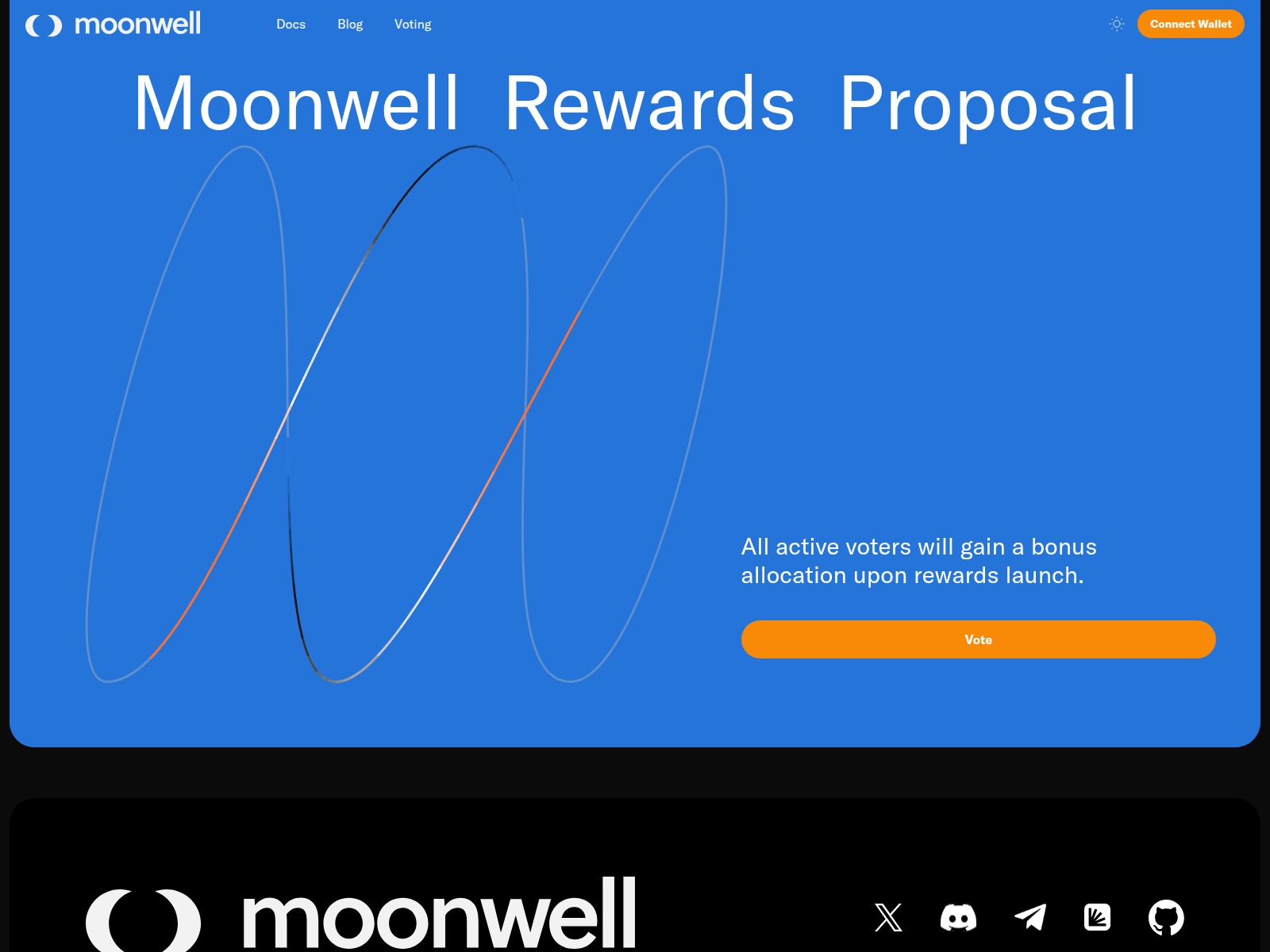 Screenshot of governance-moonwell.com