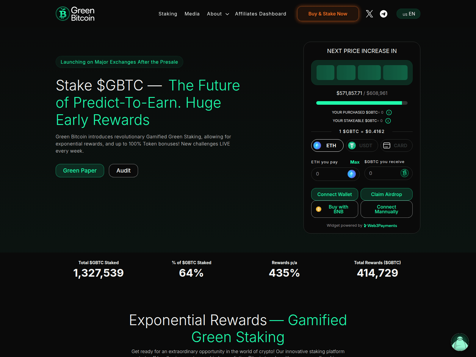 Screenshot of greenbitcoin-claiim.pages.dev