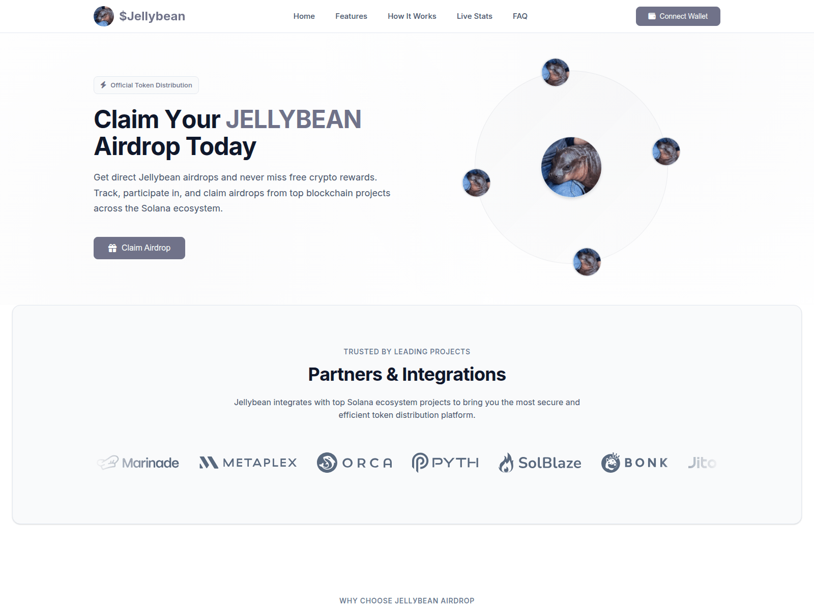 Screenshot of thejellybeans.fun
