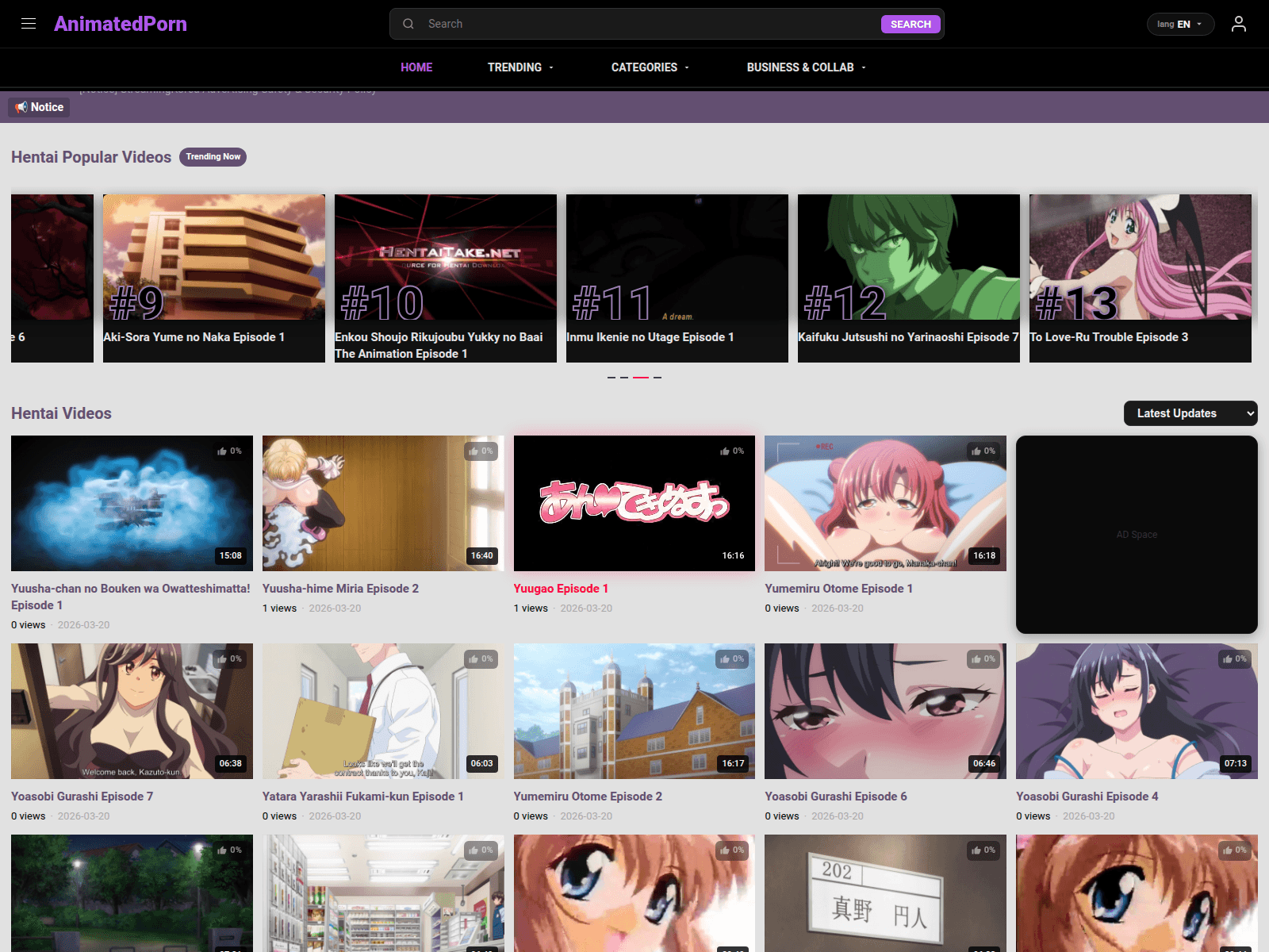 Screenshot of xxbum-anime.com