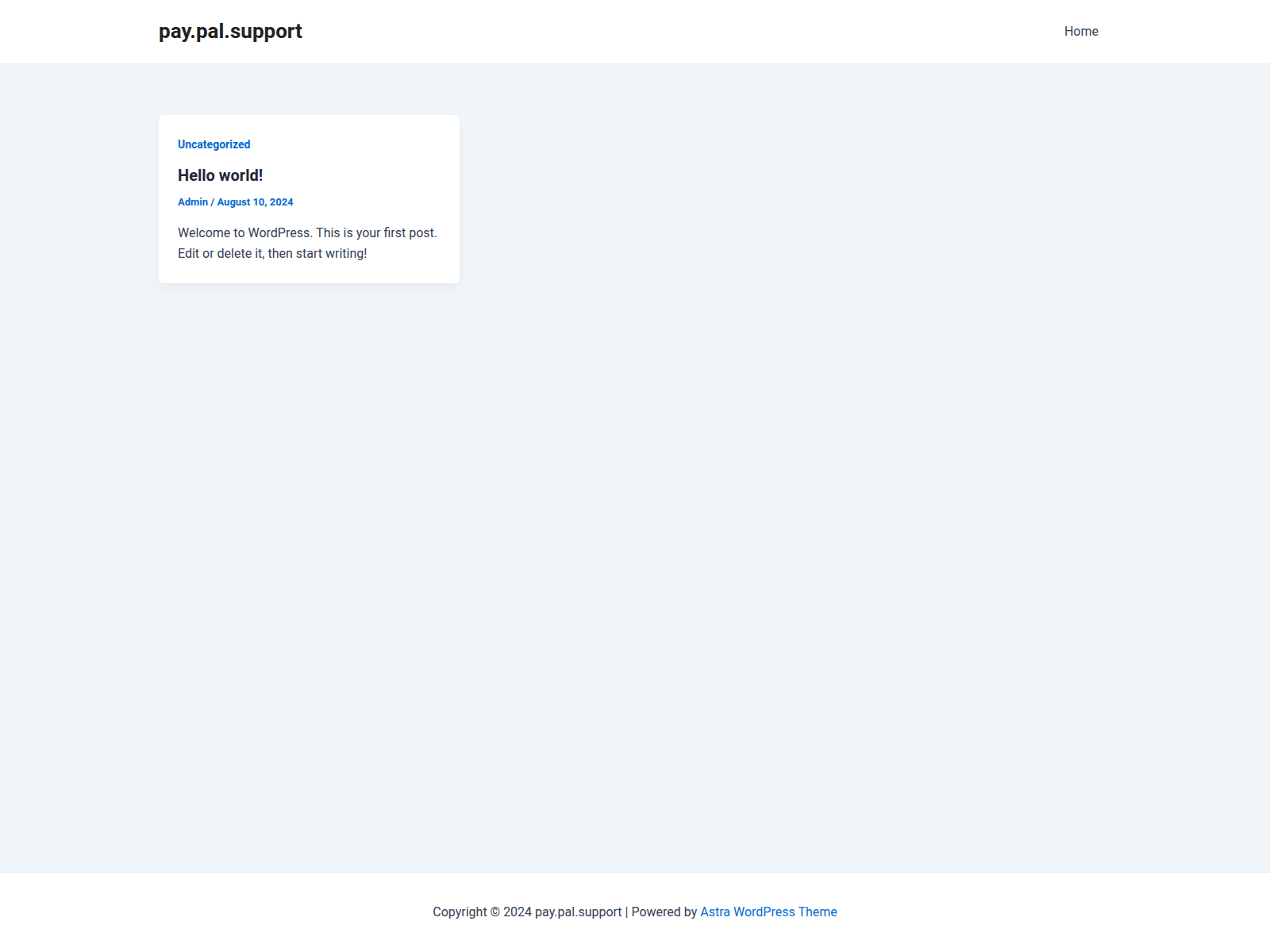 Screenshot of paypalsupport.pages.dev