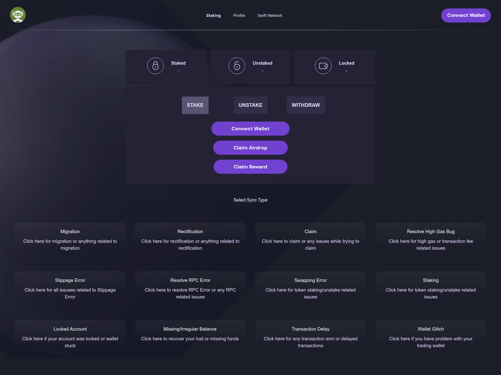 Screenshot of goompytokencollector.pages.dev