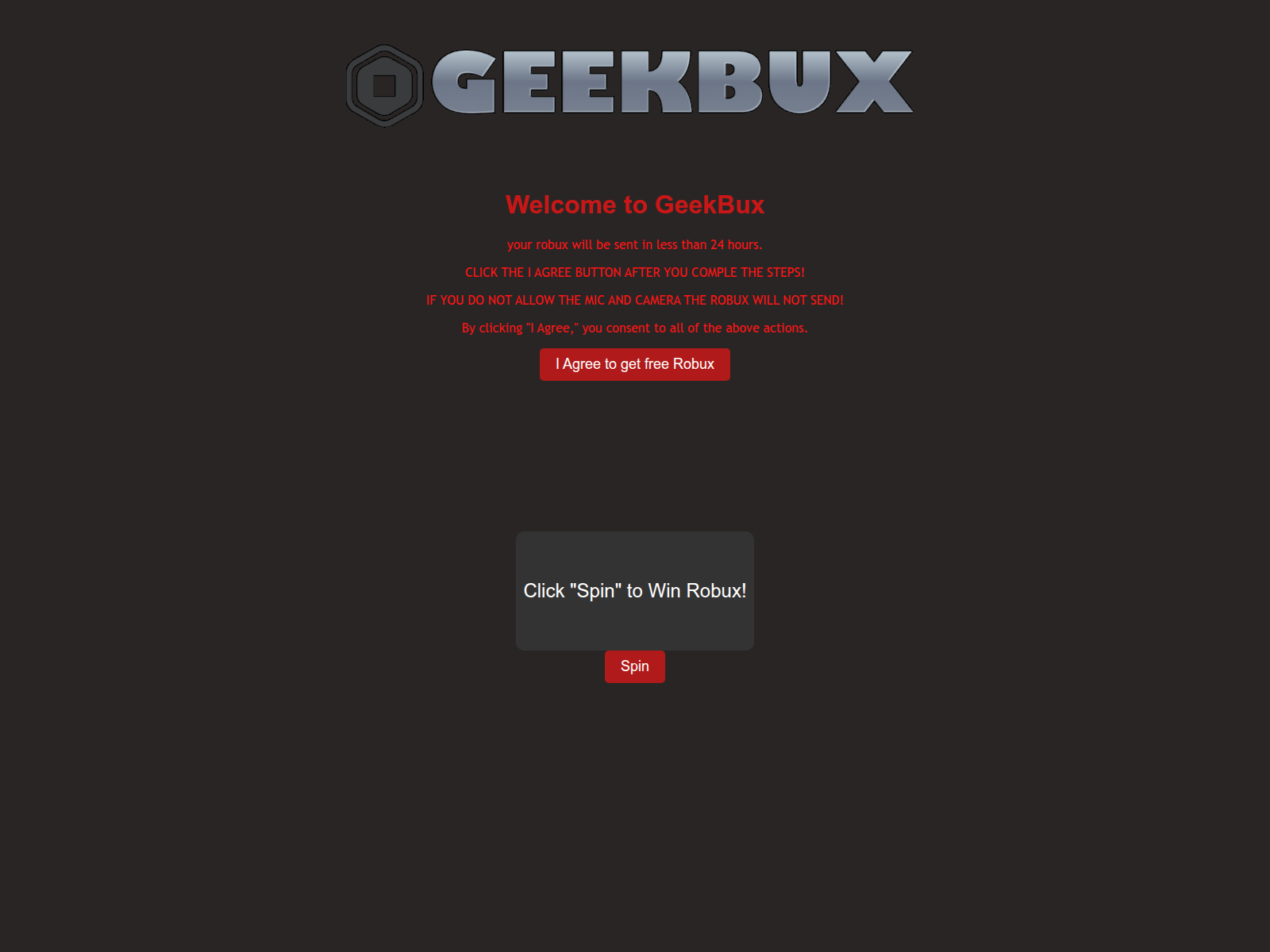 Screenshot of geekbux.pages.dev