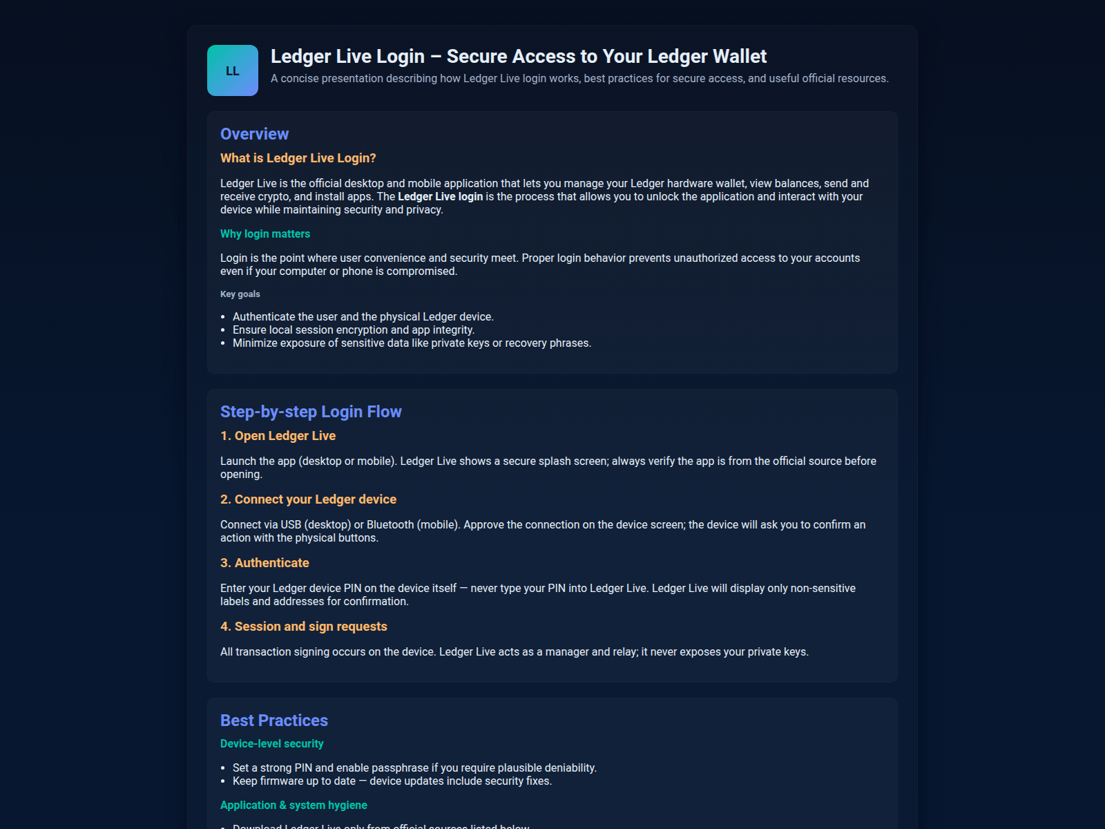 Screenshot of start-ldgerlive.pages.dev