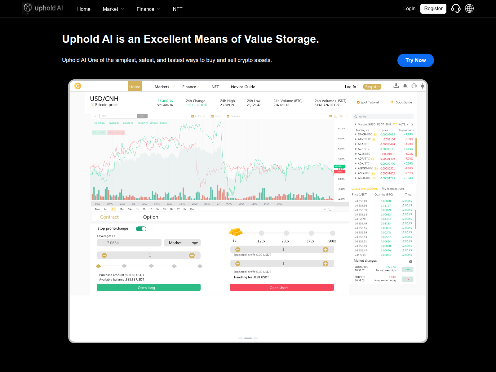 Screenshot of uphold-ais.com