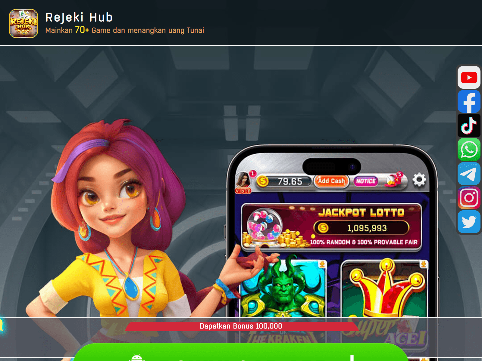 Screenshot of www.rejekihuba15.com