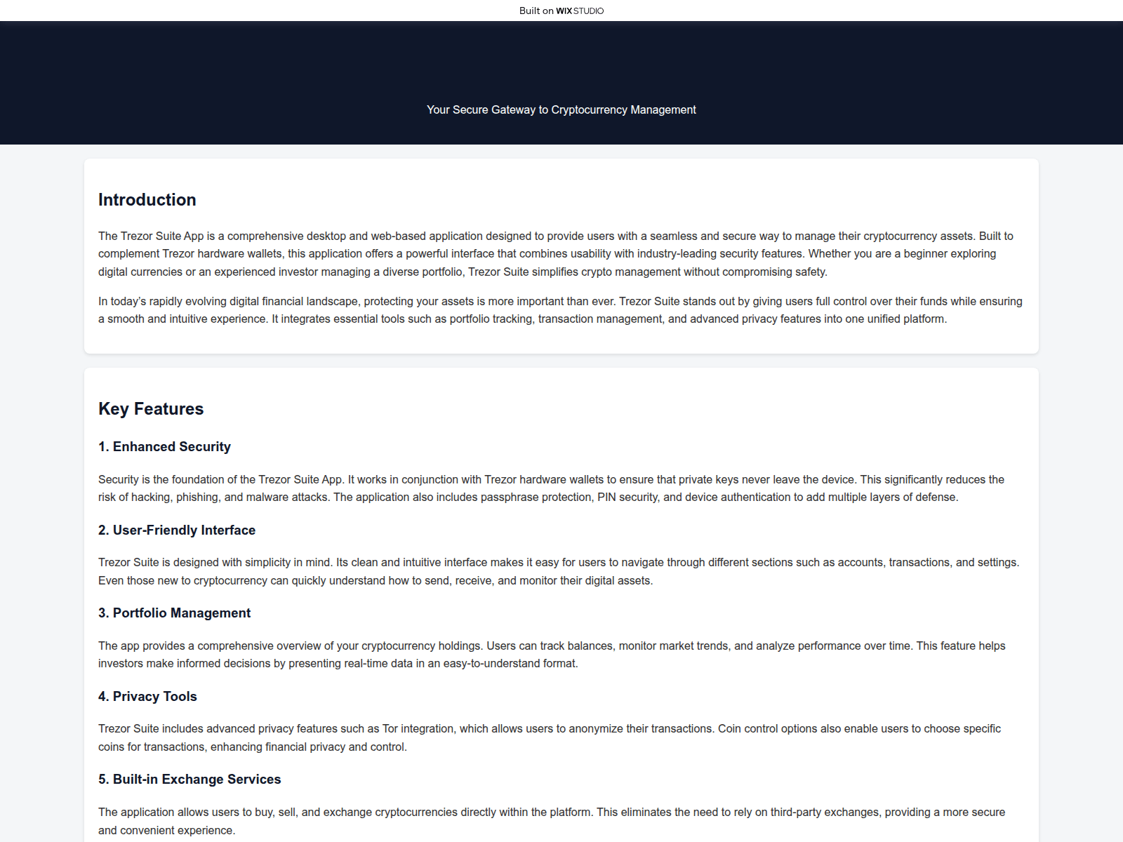Screenshot of ensuite-trezo.wixstudio.com