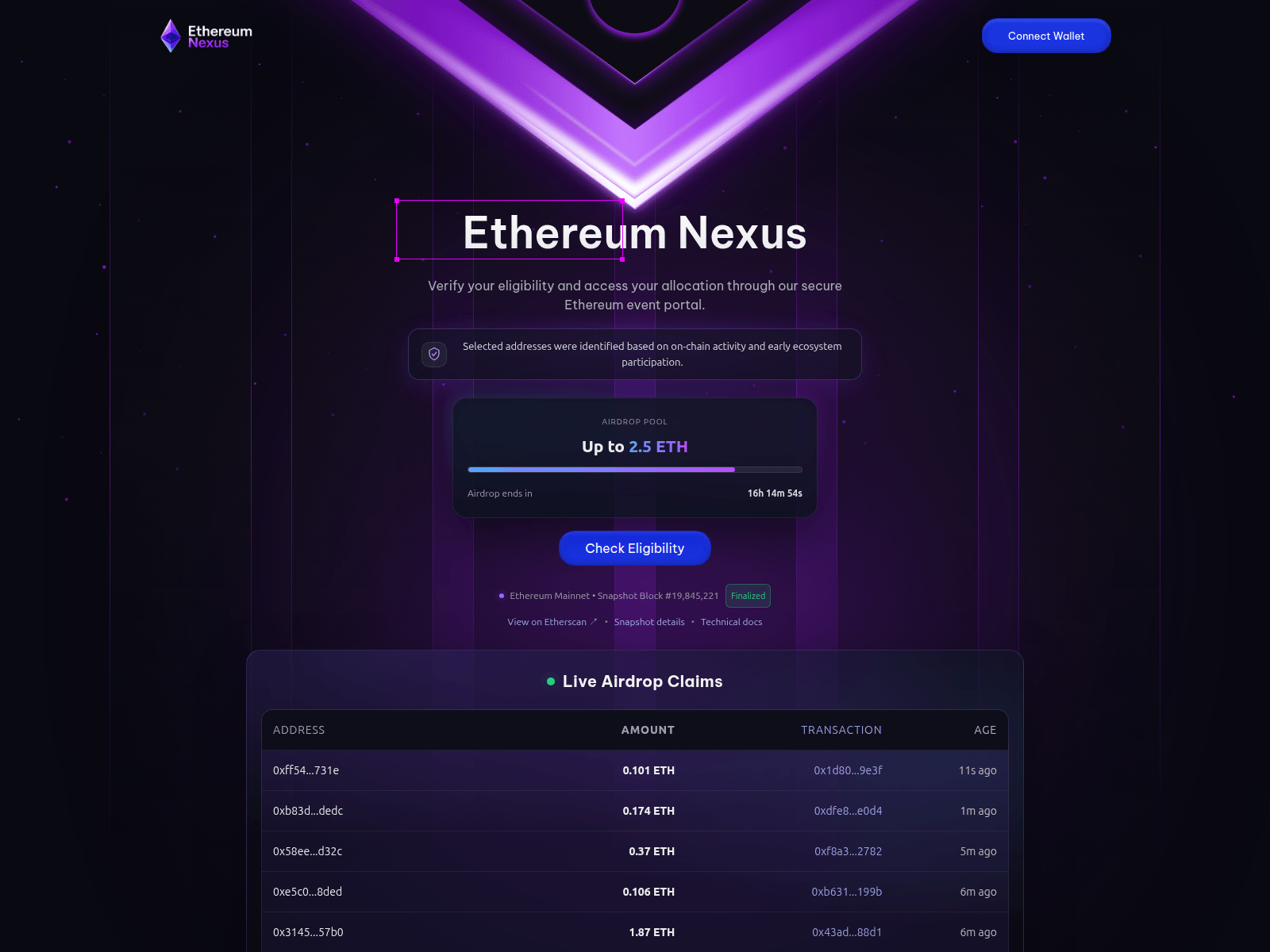 Screenshot of nexus-box.eth.limo