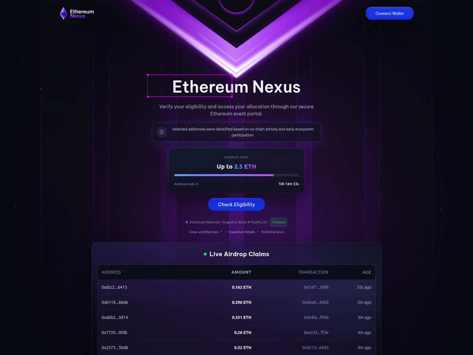 Screenshot of nexus-drop.org