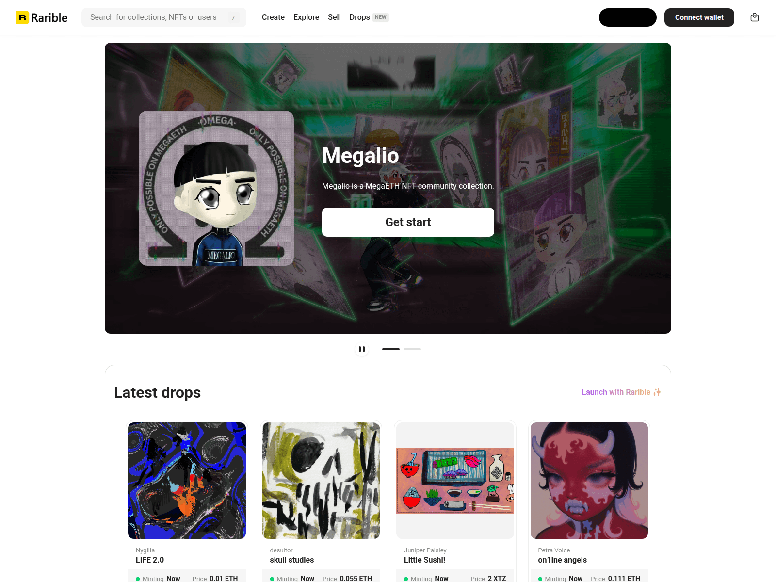 Screenshot of rarible-ai.com