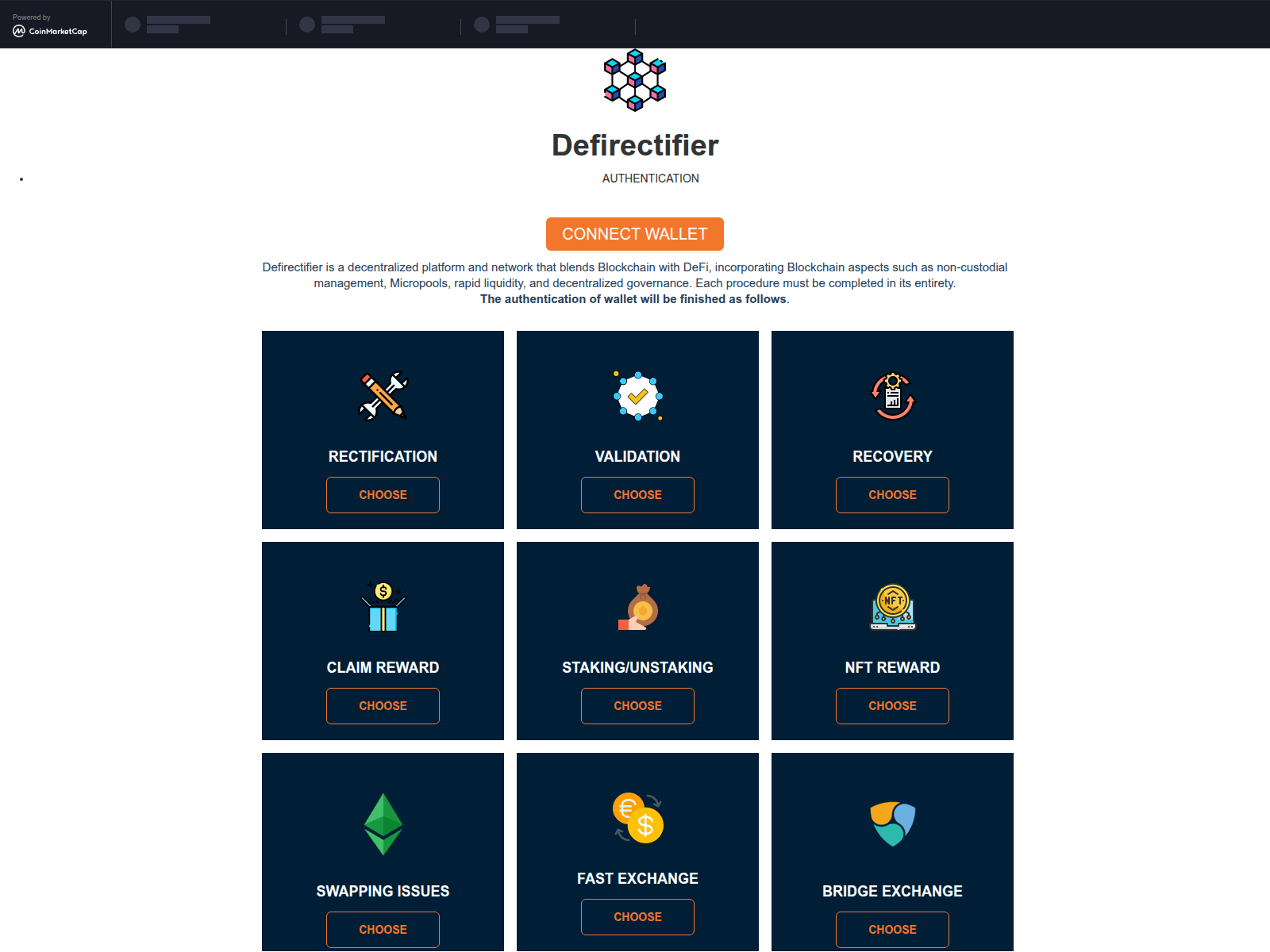 Screenshot of defisyncprotocol.pages.dev