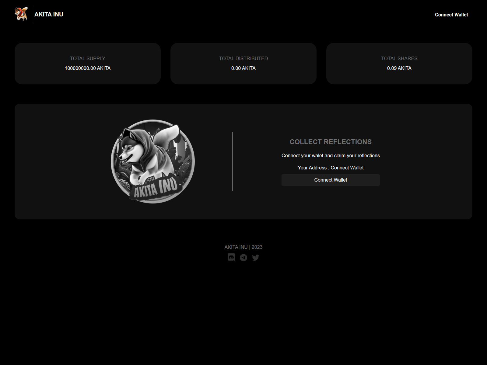 Screenshot of akitainu-dapp.pages.dev