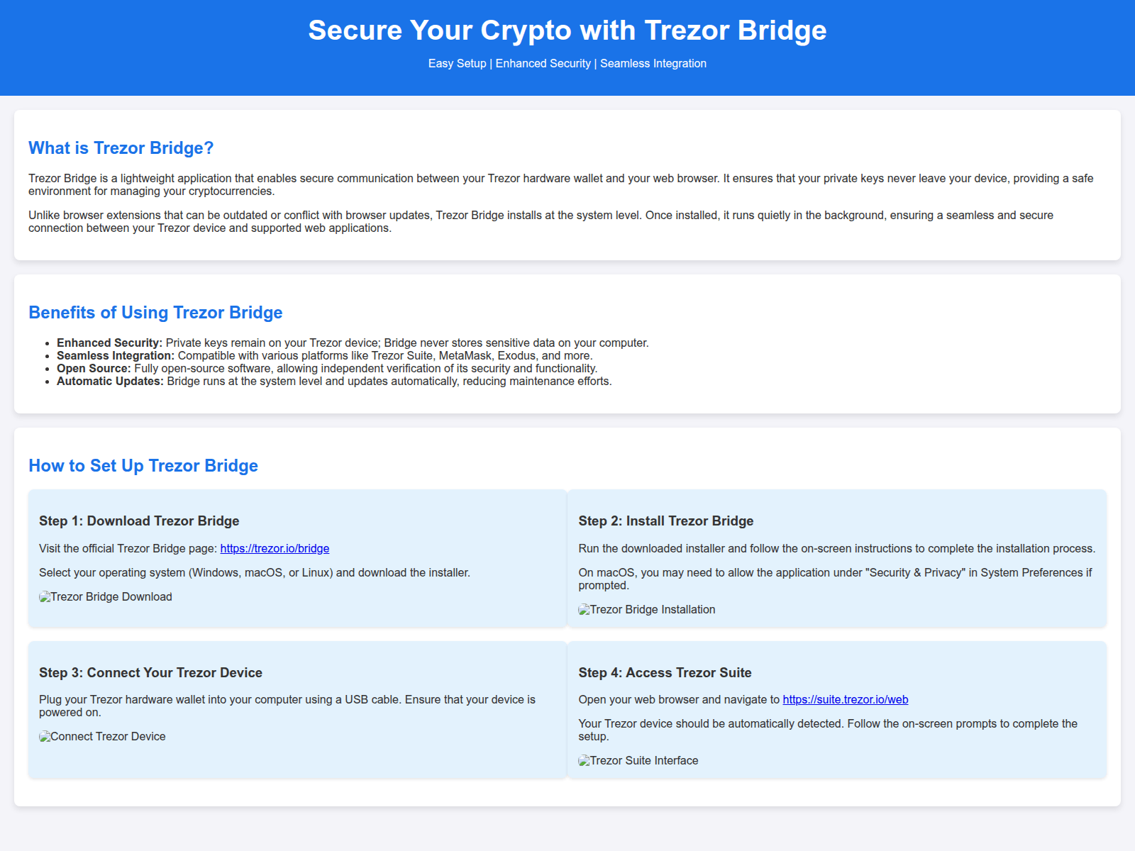 Screenshot of project-bridge-trezers.pages.dev
