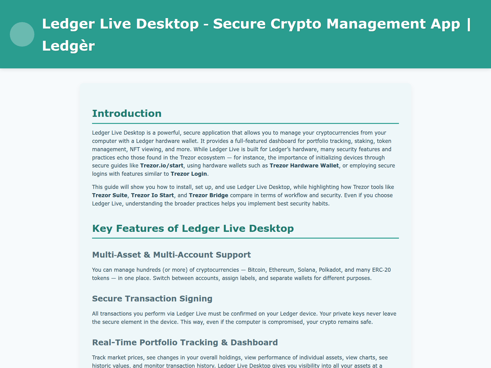 Screenshot of live--ladger-desktop.pages.dev
